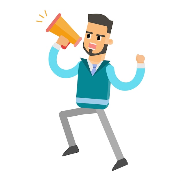 Vector de dibujos animados de hombres de negocios