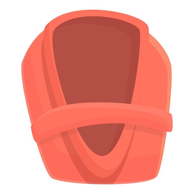 Vector de dibujos animados de icono de bata doblada tela tela textil limpio