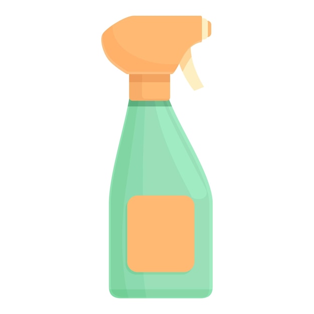 Vector de dibujos animados de icono de botella de spray herramienta limpia equipo para el hogar