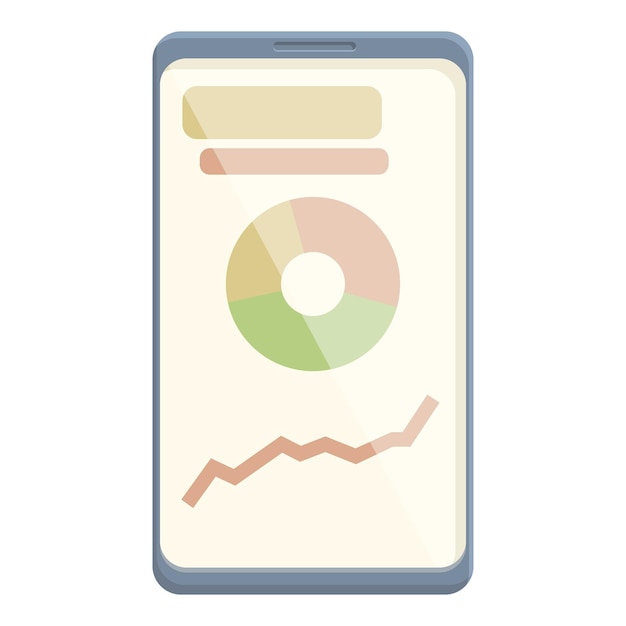 Vector de dibujos animados de icono de comercio inteligente Negocios aprender gente trabajadora
