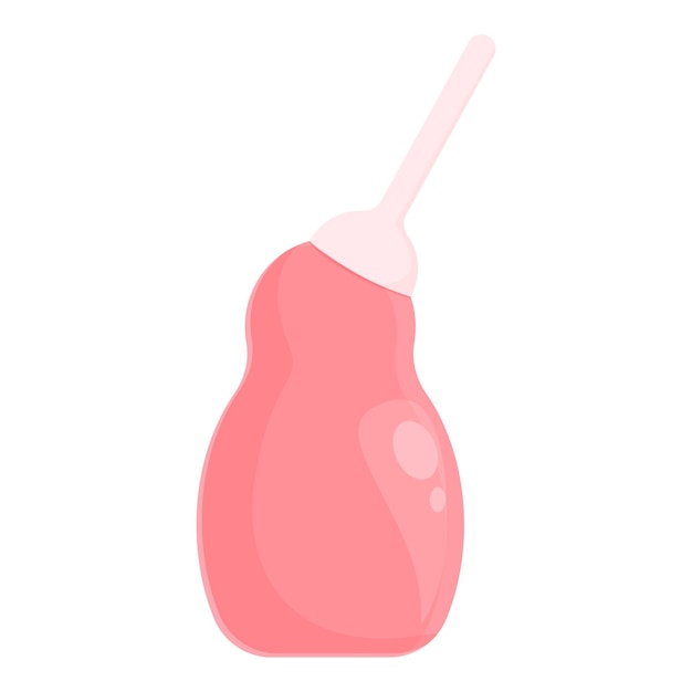 Vector de dibujos animados de icono de diafragma femenino Control de natalidad Hormonal masculino