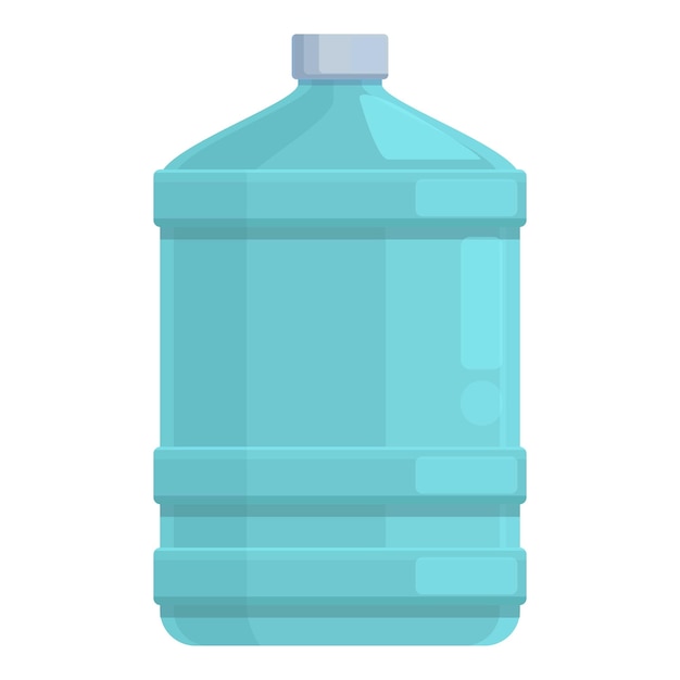 Vector de dibujos animados de icono de enfriador de agua Servicio de transporte Puerta limpia