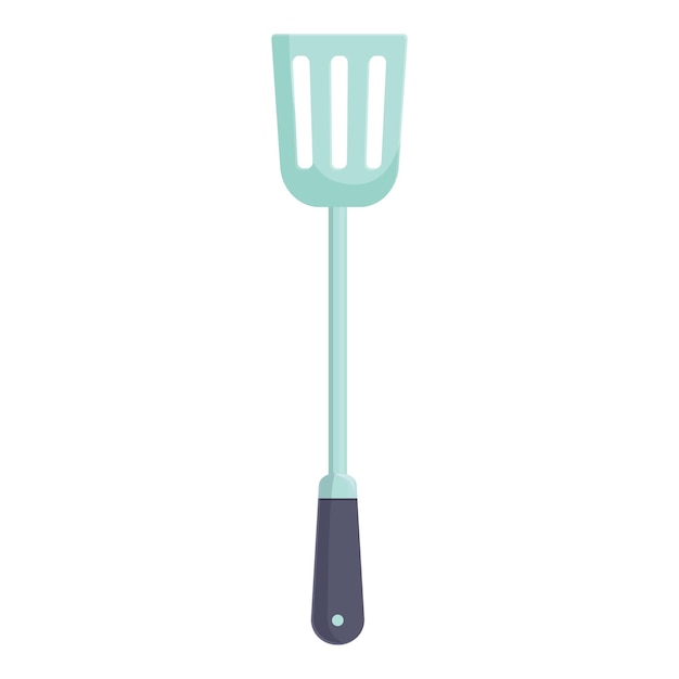 Vector de dibujos animados de icono de espátula Equipo de restaurante Utensilios de cocina para la cena