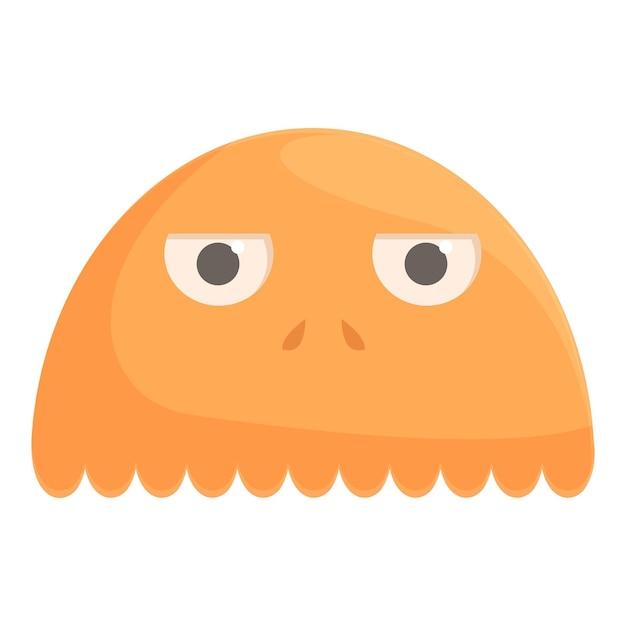 Vector de dibujos animados de icono extraterrestre divertido Lindo ovni Extraterrestre divertido