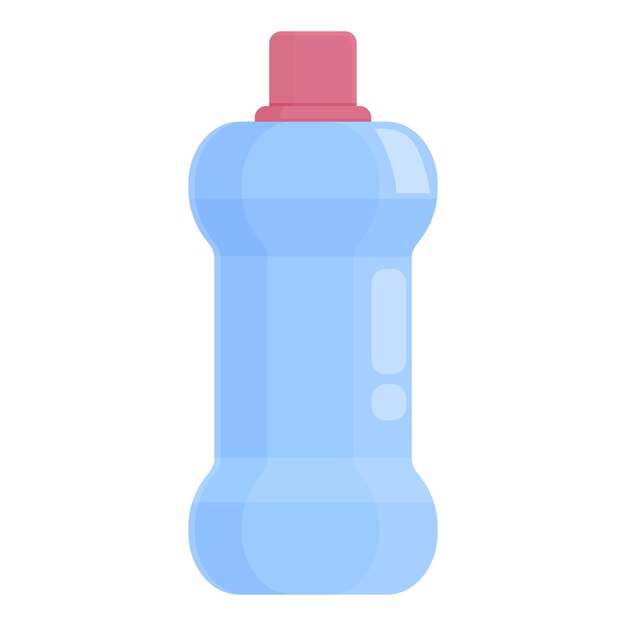 Vector de dibujos animados de icono más limpio Botella limpia Equipo de la casa
