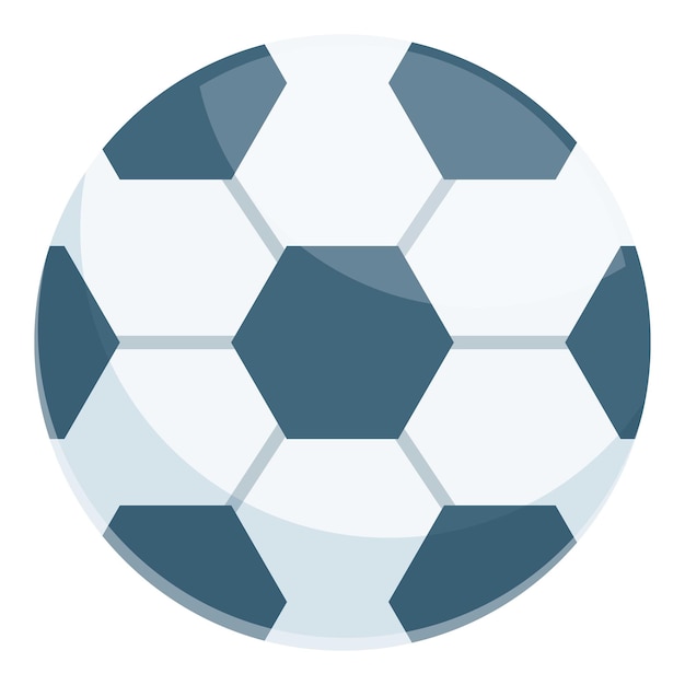 Vector de dibujos animados del icono de la pelota de fútbol de Qatar Arena deportiva pública