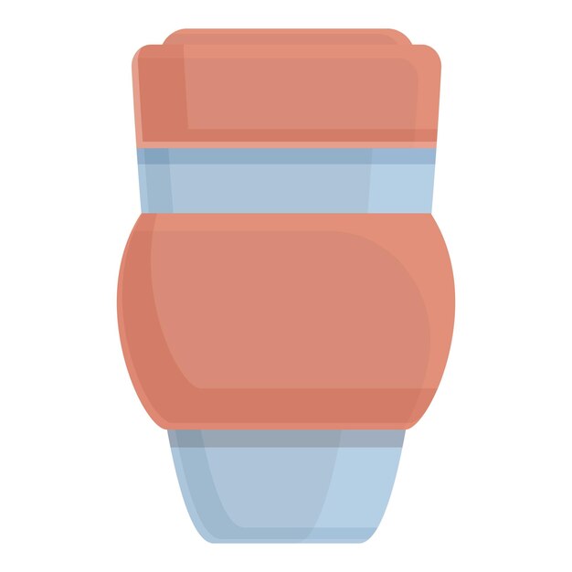 Vector de dibujos animados de icono de plástico ecológico reciclar energía circular eléctrica
