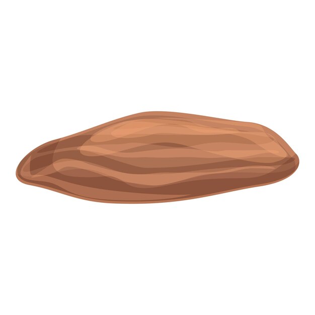 Vector de dibujos animados de icono de uvas secas Etiqueta de merienda de fruta de comida