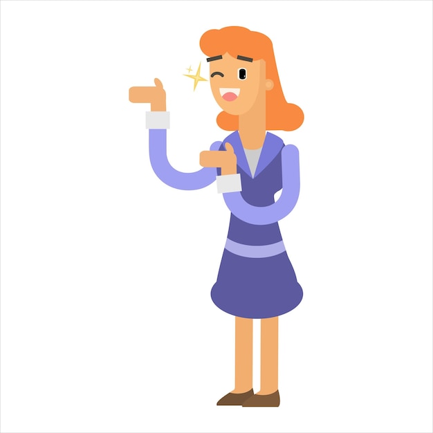 Vector de dibujos animados de mujeres de negocios