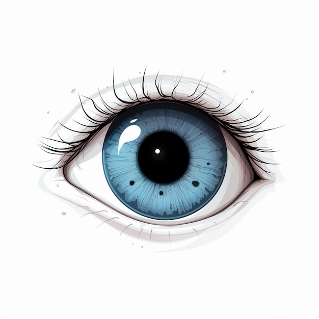 Vector de dibujos animados de ojos