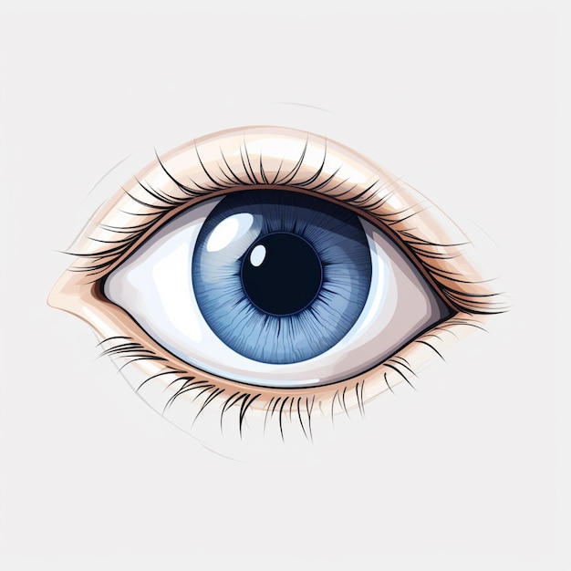 Vector vector de dibujos animados de ojos