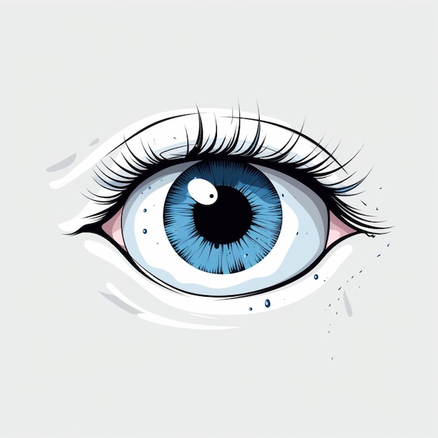 Vector vector de dibujos animados de ojos