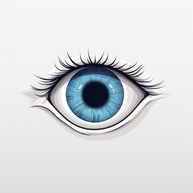 Vector de dibujos animados de ojos