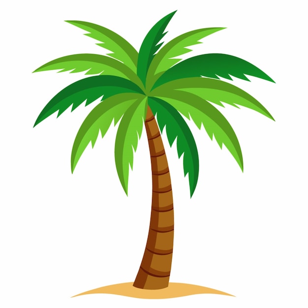 Vector de dibujos animados de palmeras