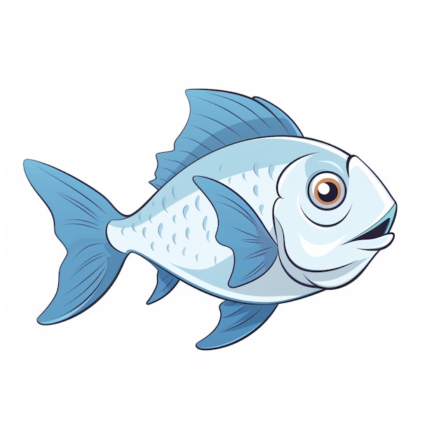 Vector de dibujos animados de peces