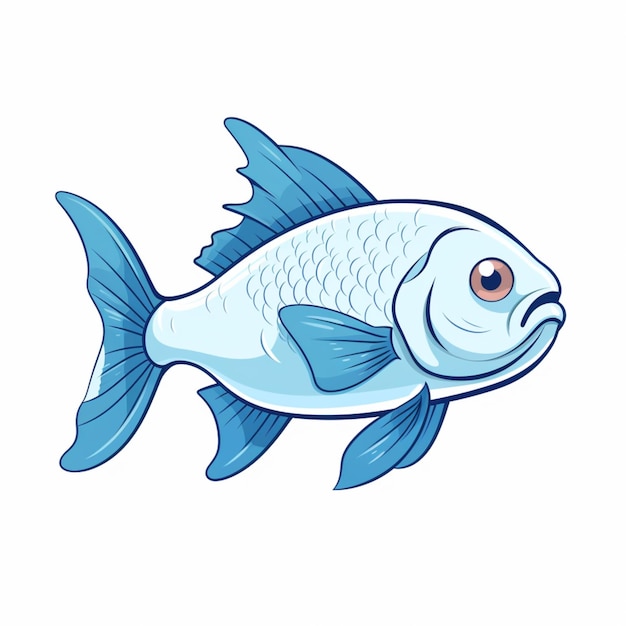 Vector vector de dibujos animados de peces