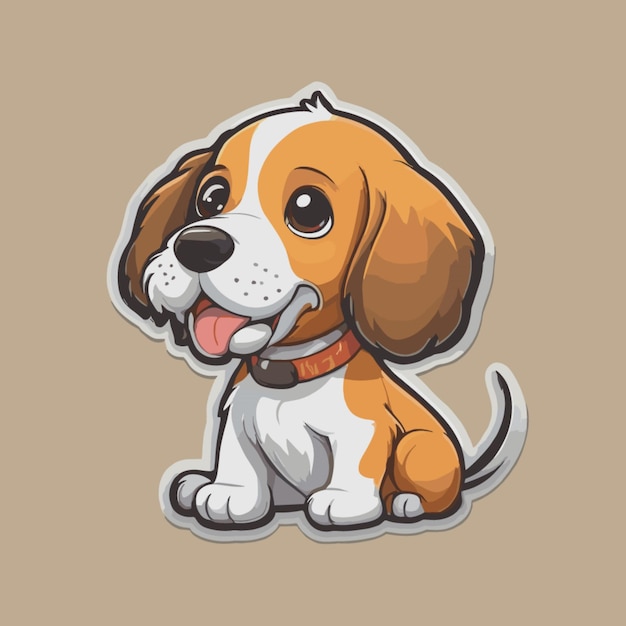 Vector de dibujos animados de perros