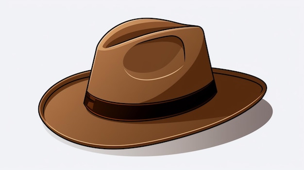 Vector de dibujos animados de sombrero