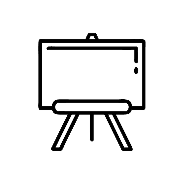 Vector de dibujos animados del tablero de iconos