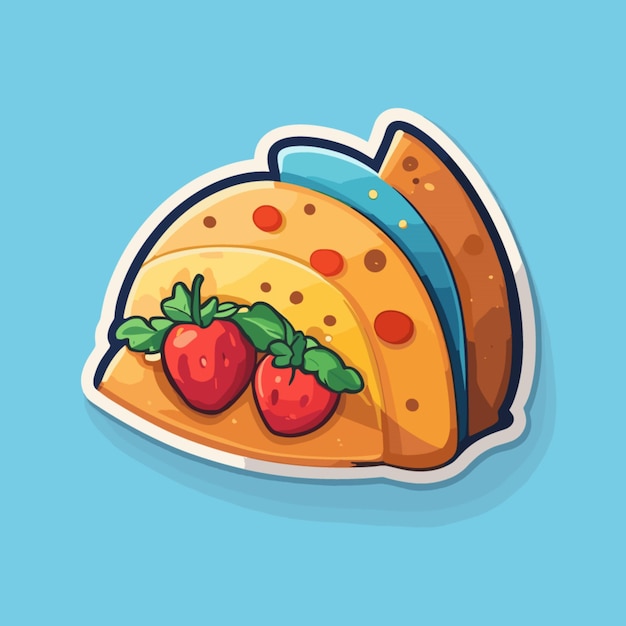 Vector de dibujos animados de tacos