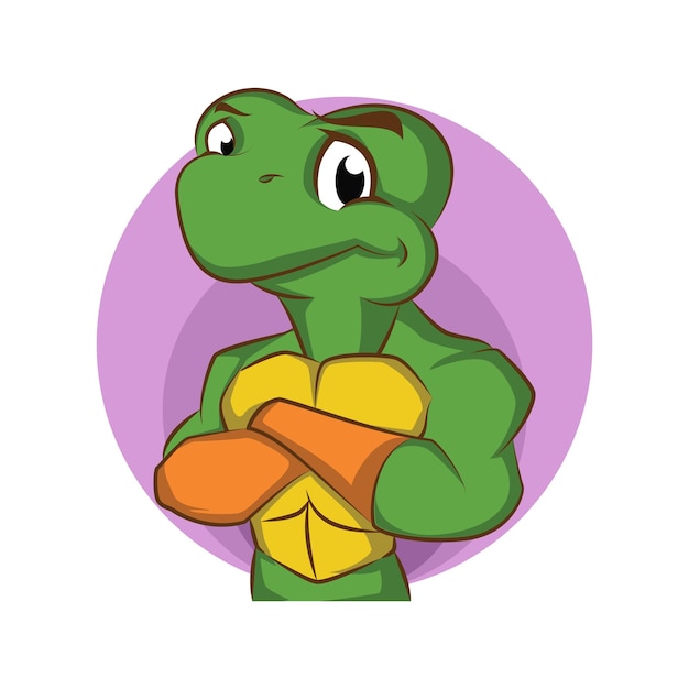Vector de dibujos animados de tortugas