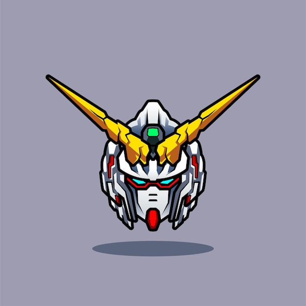Vector de dibujos animados de Uni Robot