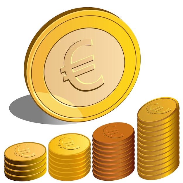 Vector dinero euro