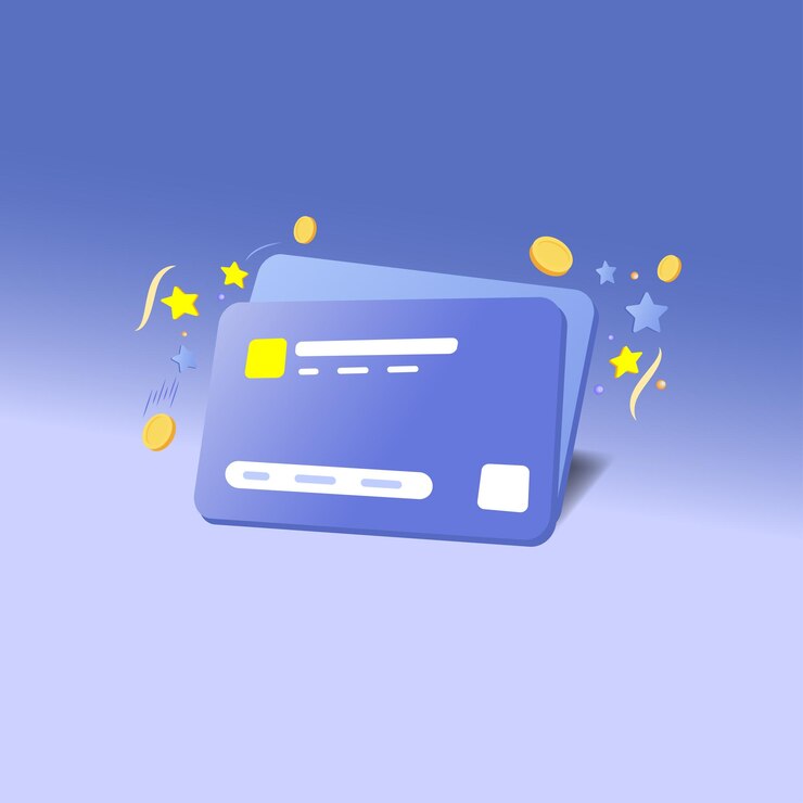 Vector de dinero de tarjetas de crédito