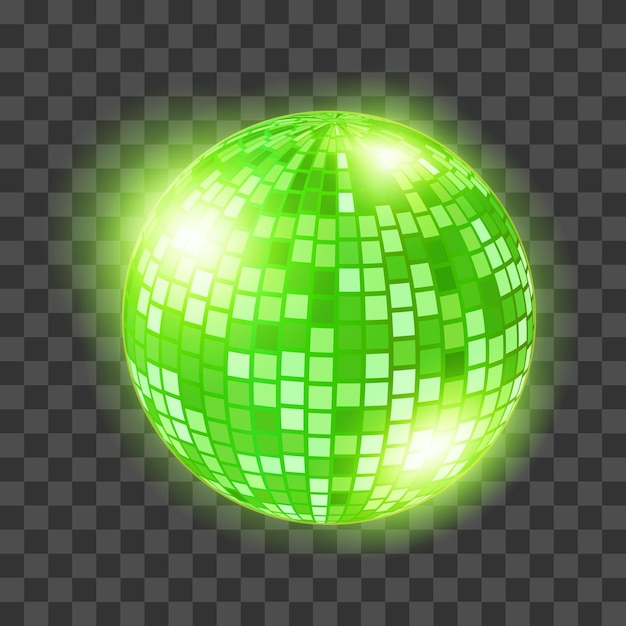 Vector vector discoteca bola club esfera reflejo brillante entretenimiento de baile