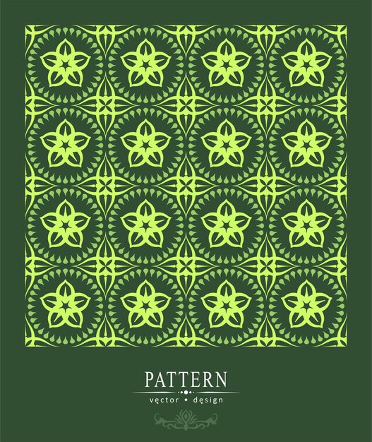Vector diseño abstracto flor batik corazón étnico patrón fondo 5