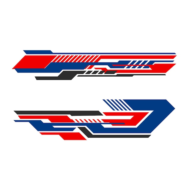 Vector de diseño de adhesivas de carrocería