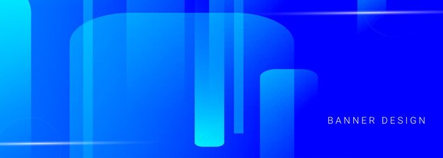 Vector de diseño de banner de plantilla de patrón colorido de diseño geométrico abstracto