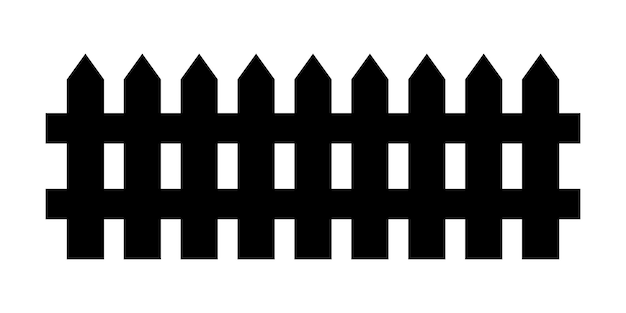 Vector de diseño de barrera plana negra
