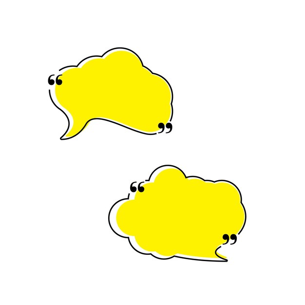 vector de diseño de burbujas de discurso