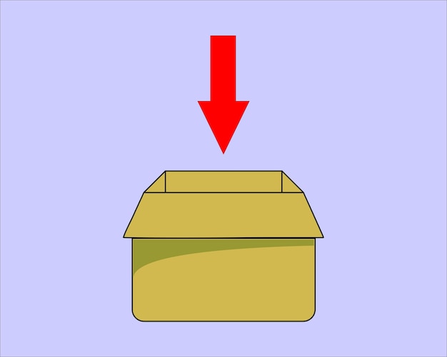 vector de diseño de caja
