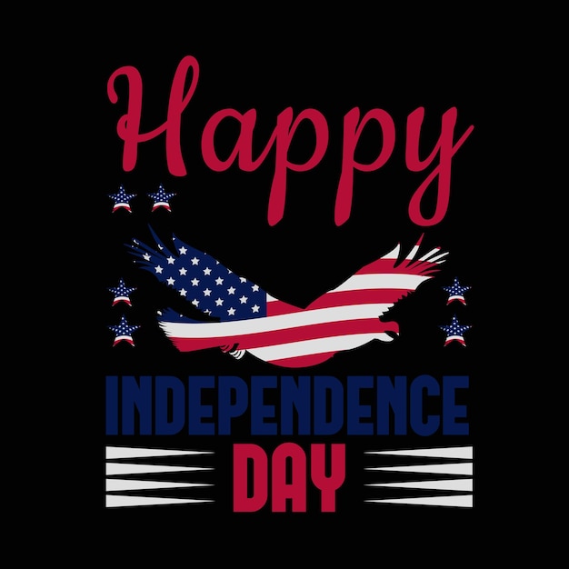 Vector de diseño de camiseta americana del 4 de julio Vector Premium