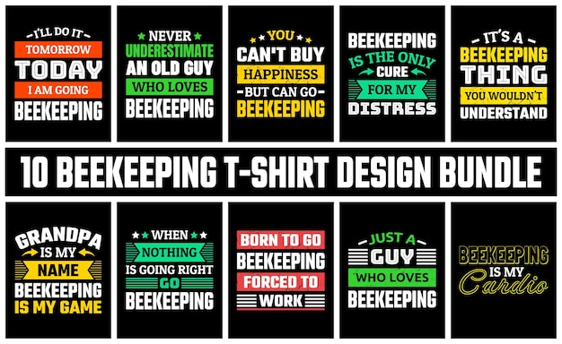 Vector de diseño de la camiseta de apicultura