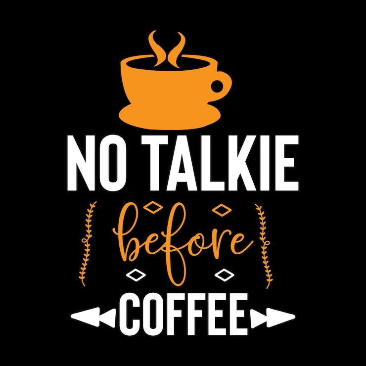 Vector vector de diseño de camiseta de café