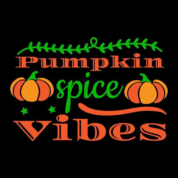 Vector de diseño de camiseta de calabaza
