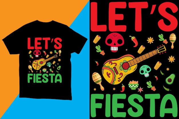 Vector vector de diseño de camiseta cinco de mayo para imprimir