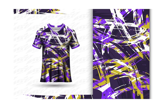 Vector de diseño de camiseta deportiva Diseño deportivo para fondo de camiseta de juego de carreras de fútbol Vector