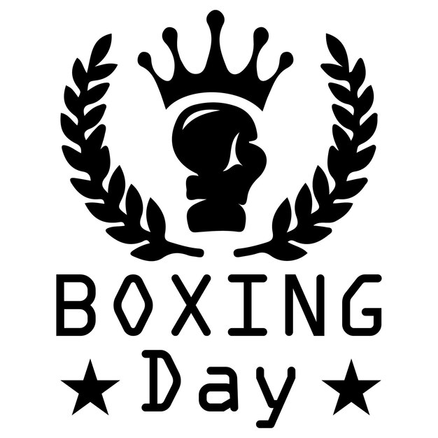 Vector de diseño de camiseta del día del boxeo
