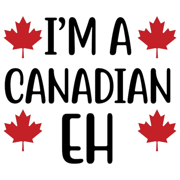 Vector de diseño de camiseta del día de Canadá