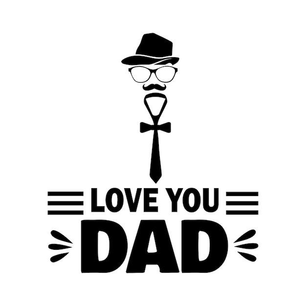 vector de diseño de camiseta del día del padre