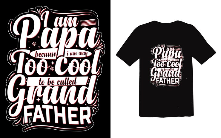 Vector de diseño de camiseta del día del padre