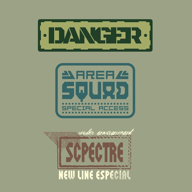 Vector de diseño de la camiseta de etiqueta