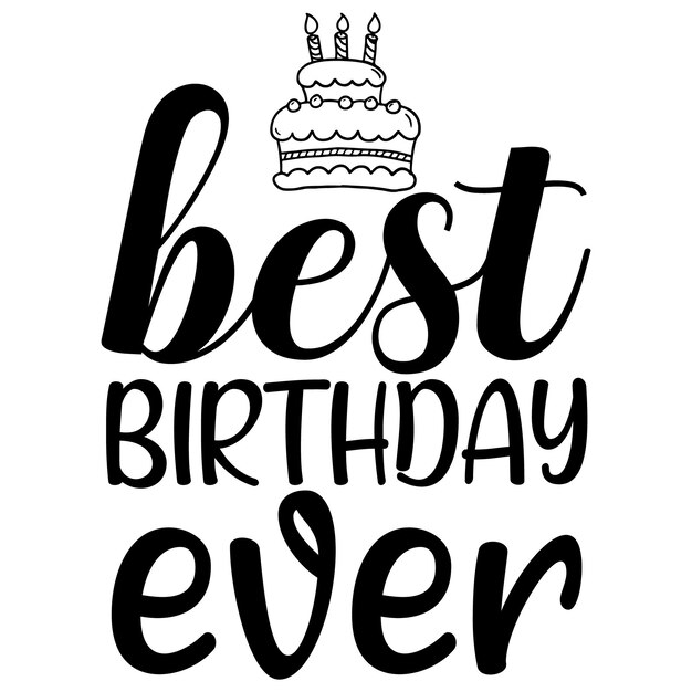 Vector de diseño de camiseta de feliz cumpleaños