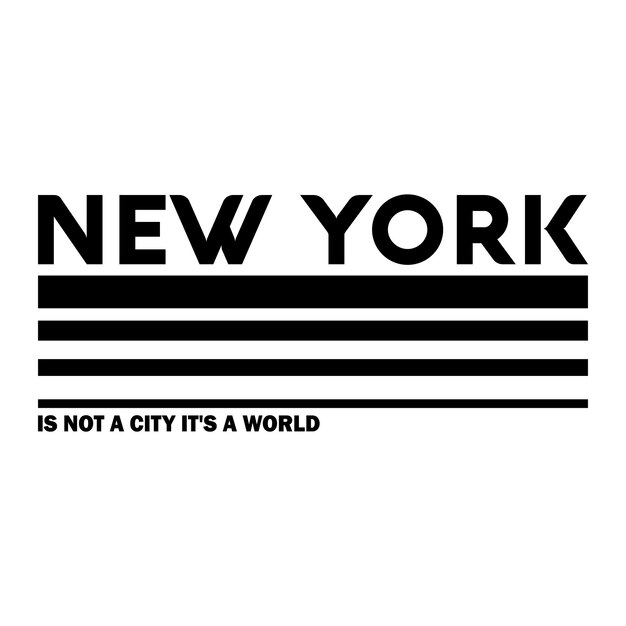 Vector de diseño de camiseta gráfica de la ciudad de Nueva York