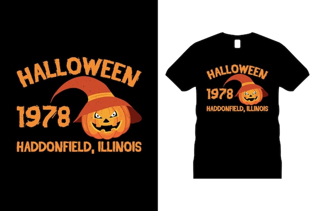 Vector de diseño de camiseta gráfica de Halloween