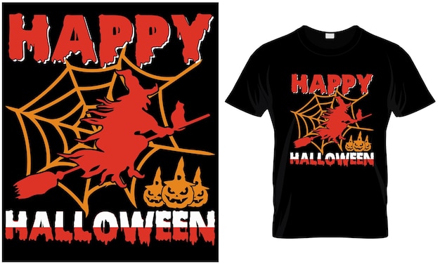 Vector de diseño de camiseta de Halloween